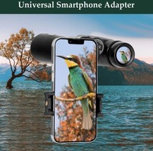 Adorrgon 12x42 HD Binoculars for Adults High Powered with Phone Adapter, Trip - £46.08 GBP