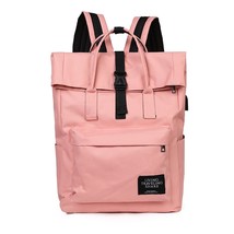 2021 New Women USB Charge Backpack Casual Rucksack Ladies Laptop Back Pack Schoo - £41.23 GBP