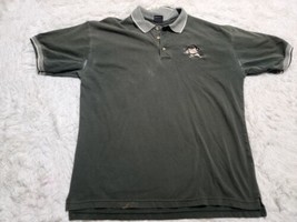 Warner Bros Looney Tunes VTG 90s M/L Olive/Green Taz Polo Golf Shirt Dis... - £5.99 GBP