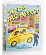 Vintage Little Golden Book The Taxi That Hurried 1972 - £7.82 GBP