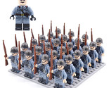 WW2 Royal Italian Army Solider and officer Army set 25 Minifigures Lot - $521.93 MXN