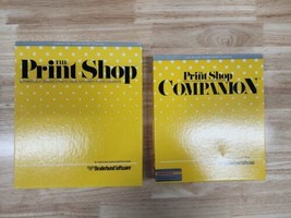 1985 The Print Shop &amp; Companion for Commodore 64/128 by Broderbund Software - £102.86 GBP
