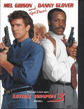 Lethal Weapon 3 Mel Gibson Danny Glover DVD - £6.38 GBP