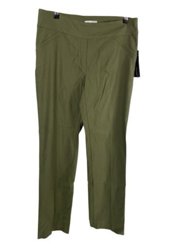 Rebecca Malone The Tummy Control Pants Size 8 Green NEW Career Stretch Knit - $55.74