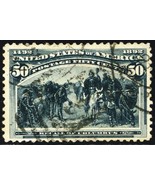 240, Used 50¢ VF Very Well Centered Stamp -- Stuart Katz - $150.00