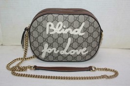 Authenticity Guarantee 
GUCCI Blind For Love GG Supreme Mini Chain Bag L... - £930.37 GBP