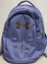 Under Armour Storm Backpack HUSTLE 5.0 Purple Lavender School Backpack Clean - £16.22 GBP