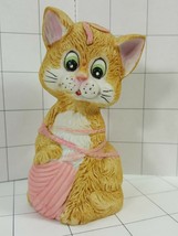 Critter Bells Cat / Kitten with ball of yarn Collector Bell  JASCO  #386 - £5.49 GBP