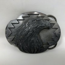 VTG Arroyo Grande Bald Eagle&#39;s Head Belt Buckle 1990 Southwest Tribal We... - £25.48 GBP