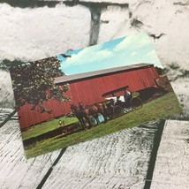 Vintage Postcard Pennsylvania Dutch Amish Country Horse &amp; Cart Travel Collectors - £5.51 GBP