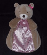 Carter's Just One You Teddy Bear Pink Rattle Security Blanket Stuffed Plush Toy - £29.25 GBP