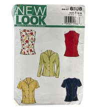 New Look Sewing Pattern 6598 Top Shirt Blouse Jacket Misses Size 8-18 - £7.13 GBP