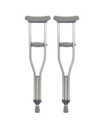 Dynarex Aluminum Crutches-Child, 4&#39;0&quot;-4&#39;6&quot;, Button Height Adjust, 350 lb... - $23.28