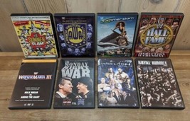 Lot Of 8 WWE Wrestling DVDs - Summer Slam, WrestleMania, Royal Rumble WCW WWF - £36.75 GBP