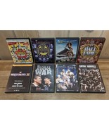 Lot Of 8 WWE Wrestling DVDs - Summer Slam, WrestleMania, Royal Rumble WC... - £36.76 GBP