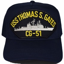 EC USS Thomas S. Gates CG-51 HAT - Navy Blue - Veteran Owned Business - £18.03 GBP