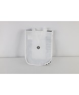 Lululemon Spell Out Color Block Handled Snap Button Tote Bag White - £13.16 GBP