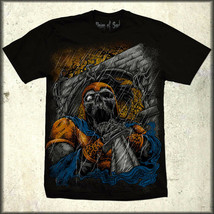 Union Souls Skull Warrior Ghost Pirate Skeleton Zombie Sword Mens T Shirt Black - £16.72 GBP