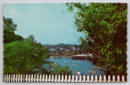 Rockport Maine View Of Harbor ME  Postcard A32 - £4.67 GBP