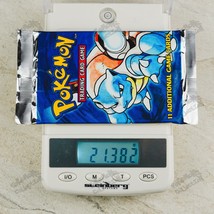 21.382g HEAVY!Blastoise art! Pokemon Base Set Booster Pack TCG 4th print... - £569.84 GBP