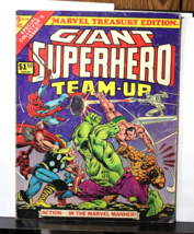 Marvel Treasury Edition #9 (1976) Giant Superhero Team-Up Hulk Namor Surfer  - £46.68 GBP