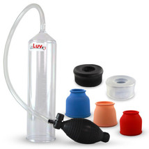 LeLuv Penis Vacuum Pump EasyOp Bgrip Small Medium Large, Black and Clear Seals - £24.13 GBP