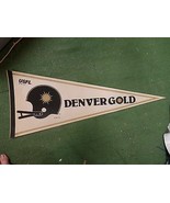 Vintage Denver Gold USFL Football pennant banner 1983 RARE - $761.39 MXN