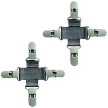 Heyshapeing 2 PCS Bed Sheet Detangler Laundry Tangle Reducer Gray Compact - €4,04 EUR