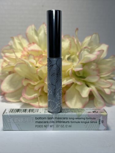 CLINIQUE Bottom Lash Mascara - 01 BLACK Full Size 2ml New In Box Free Shipping - $15.79