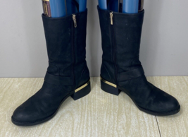 Vince Camuto VC-Windy Black Boots Size 8 1/2M - £33.11 GBP