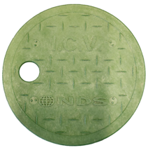 NDS 107C 6 Inch Round Irrigation Valve Cover - Green, Pack of 9 - $65.79