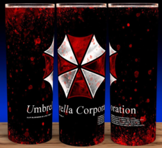 Resident Evil Umbrella Corporation Blood Spray Cup Mug Tumbler 20oz - £15.86 GBP