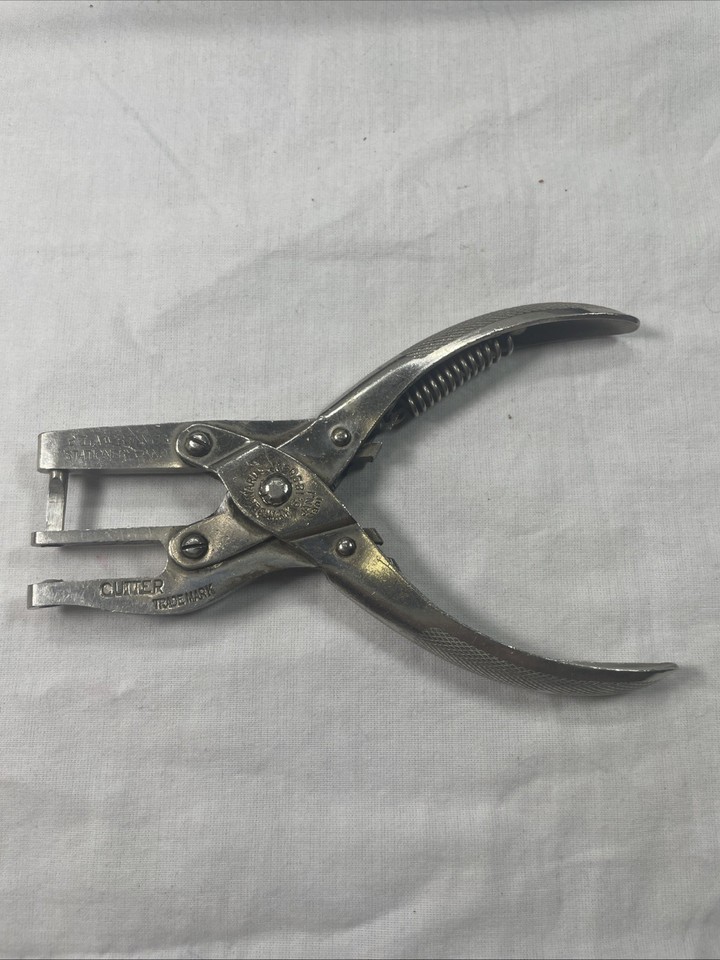 SARGENT &amp; CO. New Haven CT USA ~ 1/4&quot; Leather Hole Punch VTG Metal - $13.61