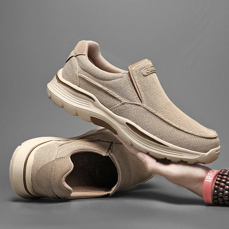 Men&#39;s Casual Shoes Canvas Minimalist Shoes for Men Breathable Lightweigh... - $35.07