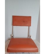 Vintage Folding Stadium Bleacher Seat orange color read description - £34.21 GBP