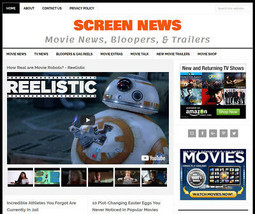 [NEW DESIGN] * MOVIE &amp; TV NEWS * website business for sale w/ AUTOMATIC ... - £72.50 GBP