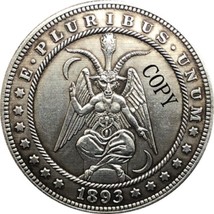 Hobo Nickel 1893-S Usa Morgan Dollar Coin Copy Type 160 - £7.23 GBP