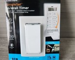 myTouchSmart 24-Hour Indoor In-Wall Timer - 2 Custom ON/OFF Times White ... - $14.84