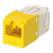 Panduit CJ688TGYL MINICOM MOD CAT6 UTP 8POS 8WIRE UNIV YLW. - $40.72
