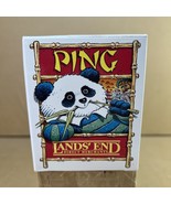 Lands&#39; End Ping Rugby Bear Christmas/Holiday Ornament 1996 New SEALED - $17.88 CAD