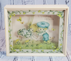 Scene Setter Hallmark Shadow Box To Have a Friend is to Be One 3D Vintage - £10.04 GBP