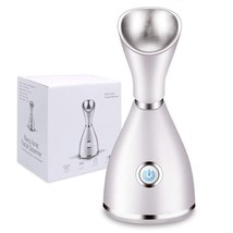 Face Steamer Mist Steam Moisturize Nano Ionic Facial Steamer ~NEW~ opened box - £28.06 GBP