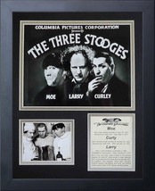 Legends Never Die The Three Stooges Marquee Framed Photo Collage, 11X14-Inch - $51.99