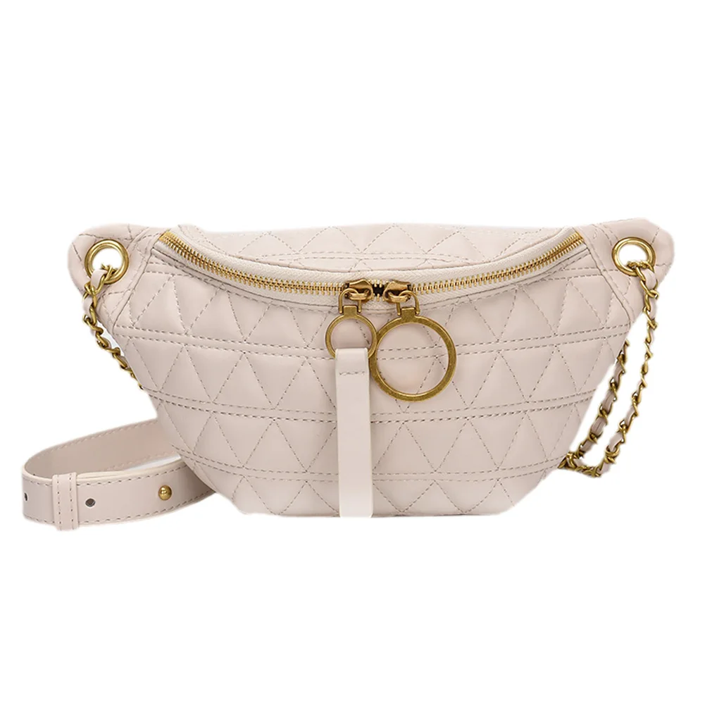 Women Fanny Chest Bag Fashion Female Waist Purse  Bags Ladies PU Leather Crossbo - £50.33 GBP