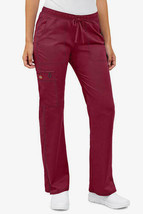Dickies Low Rise Straight Leg Fit Medical Scrubs DK100 Wine Size 5XL - $26.81