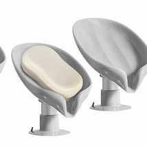 2 Pack Grey Self Draining Soap Dish 5.12x3.35x4.13 Inches - $661.44 MXN
