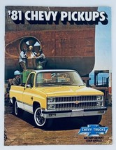 1981 Chevrolet Pickups Lineup Dealer Showroom Sales Brochure Guide Catalog - $9.45