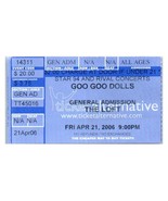 Goo Goo Dolls Concert Ticket Stub April 21 2006 Atlanta Georgia - £11.62 GBP
