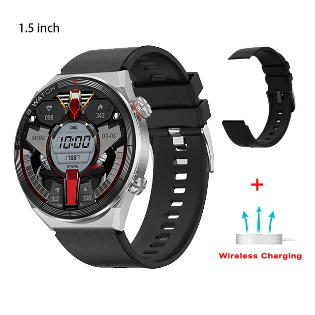 DT3 Mate 1.5&#39;&#39; 454*454 Smart Watch Men NFC GPS Bluetooth Call Fitness Wa... - $70.20
