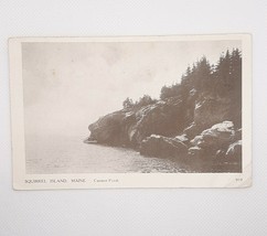Squirrel Island ME Cunnner Point c1919 RPPC Postcard Posted -Fishing with Papa - £15.46 GBP